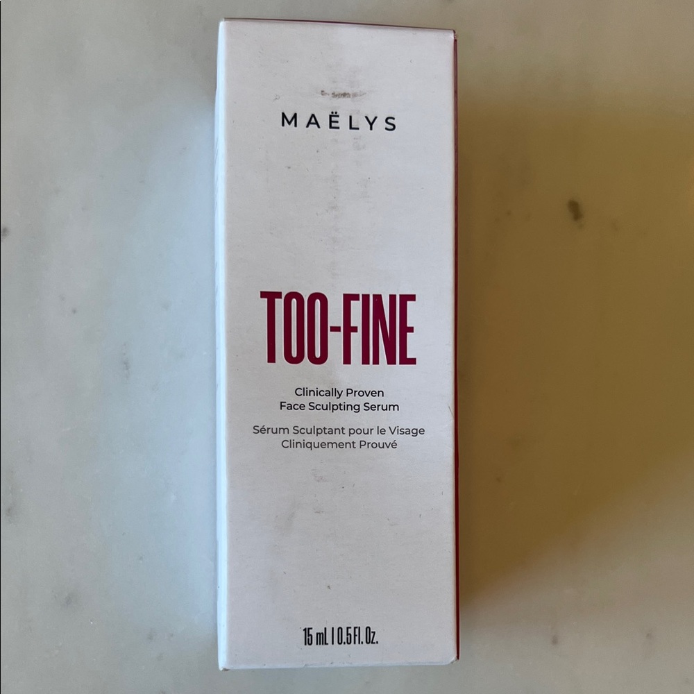 ✨ Maelys TOO-FINE Face Sculpting Serum – Full Size, New ✨